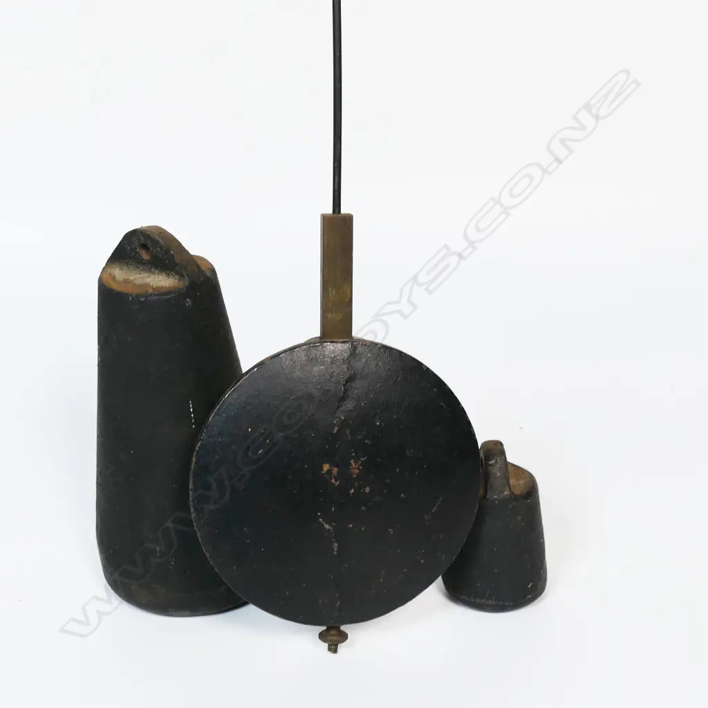 Copy of Benjamin Franklin's clock, plaque reads '...built in London to his original design... edition: 820/1000 Image 1++