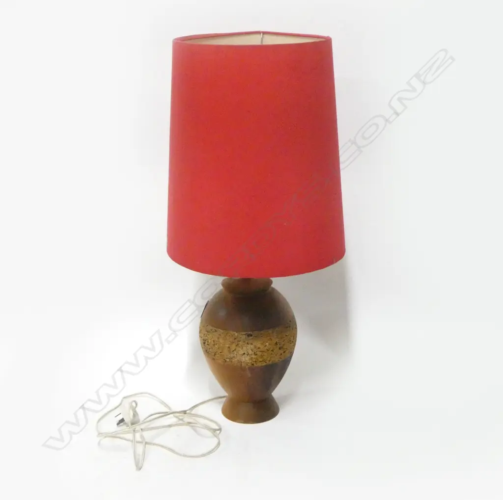 Cork table lamp, H.420mm Image 1++