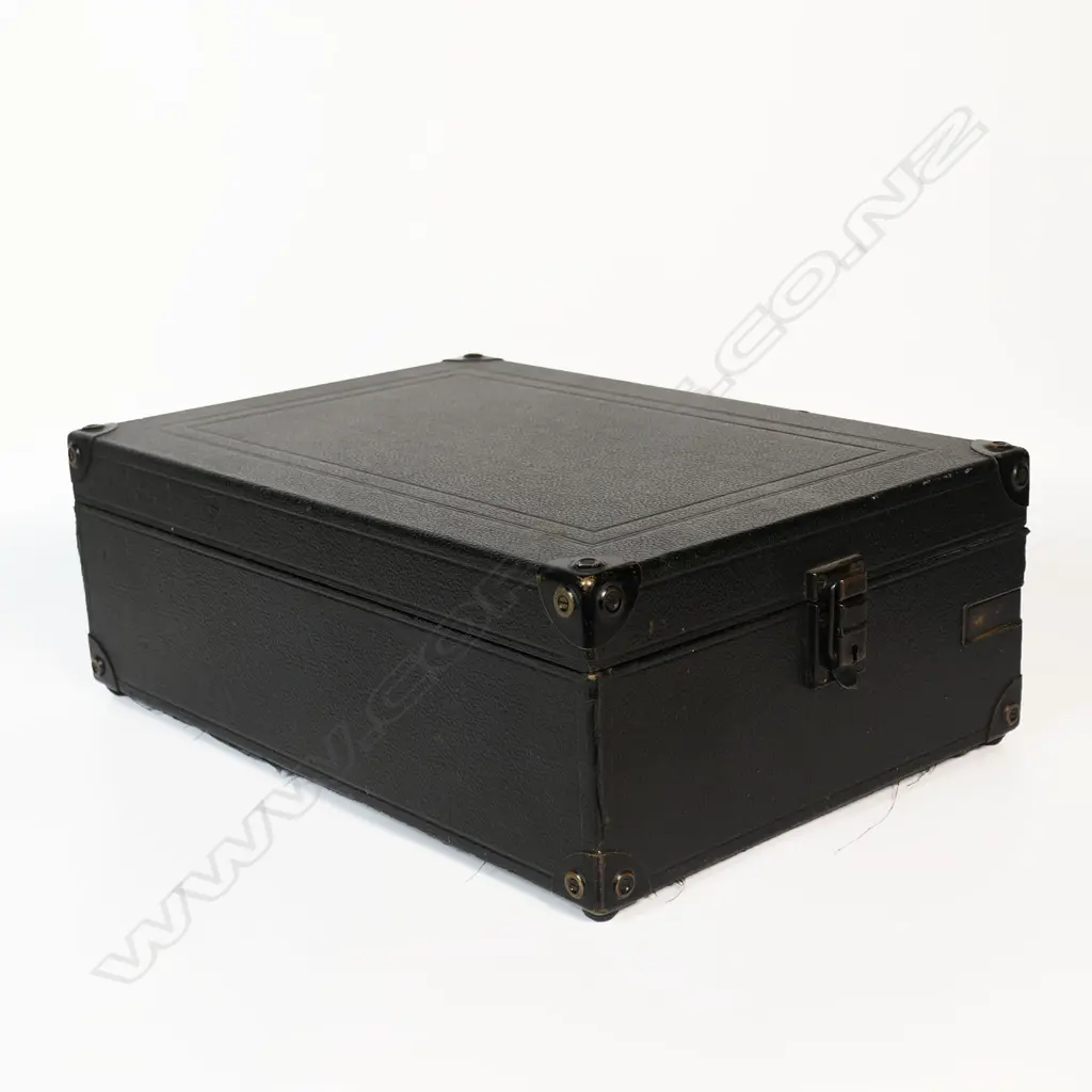 Harston's 'His Masters Voice' portable tabletop gramophone, 285 x 410 x 145mm Image 1++