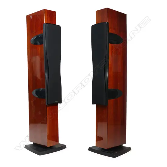 A Pair of Dynaudio Confidence C4 Platinum floor standing speakers, with original instruction booklet and packing crates