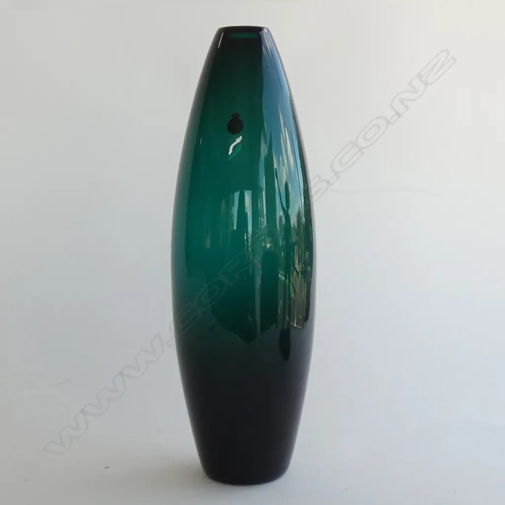 A tall Danish Holmegaard Glass vase by Per Lutken Image 1++