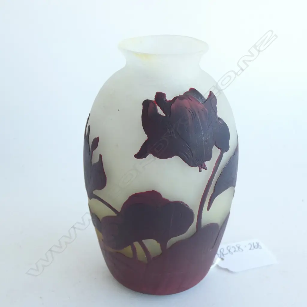 A small cameo glass vase Image 1++