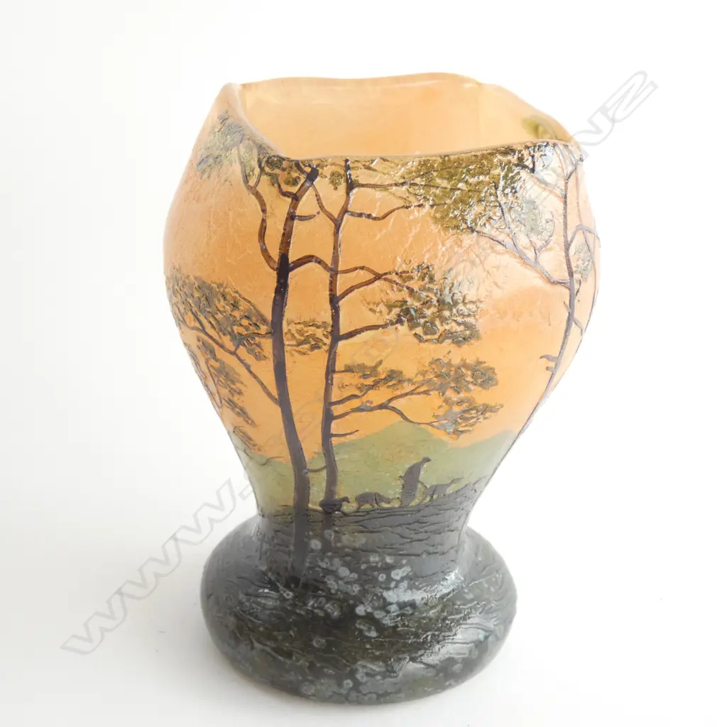 A Legras (François-Theodore Legras 1839-1916) cameo glass vase Image 1++