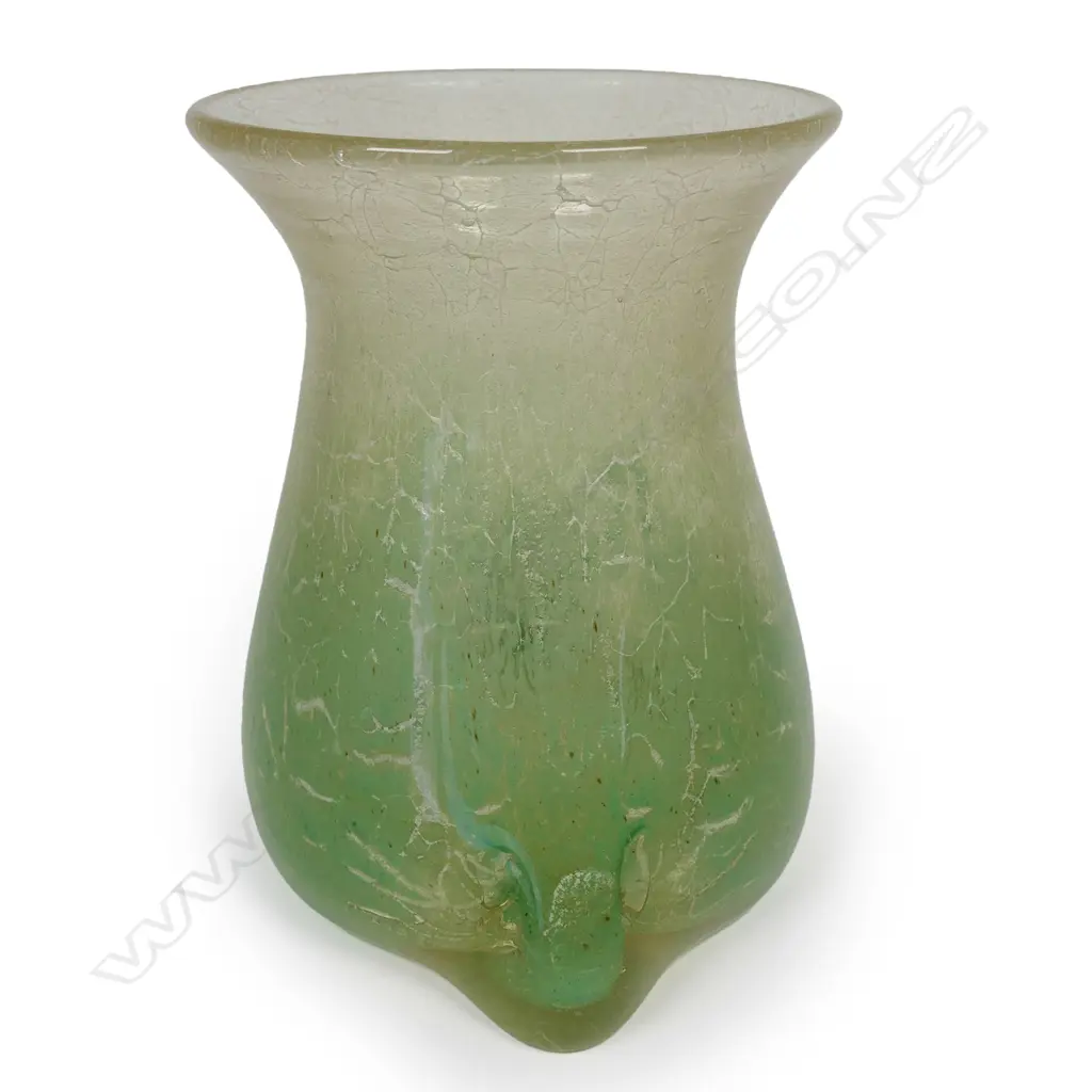 A glass vase, attributed to WMF Ikora range, c.1930s Image 1++