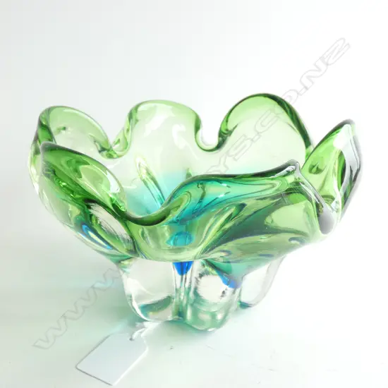 A Murano style glass bowl,