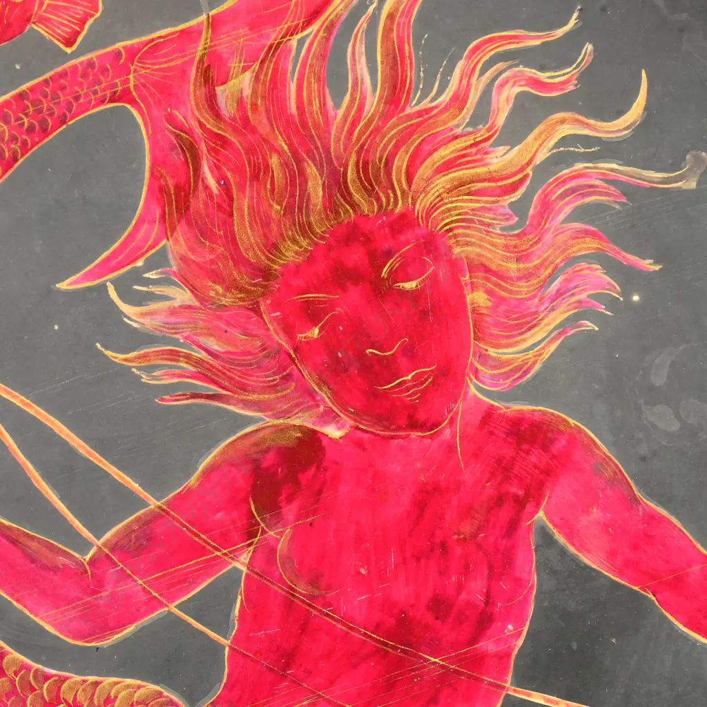 A Doulton  'Hispano-Moresque Ware' charger, attributed to John Salter, c.1890 Image 1++