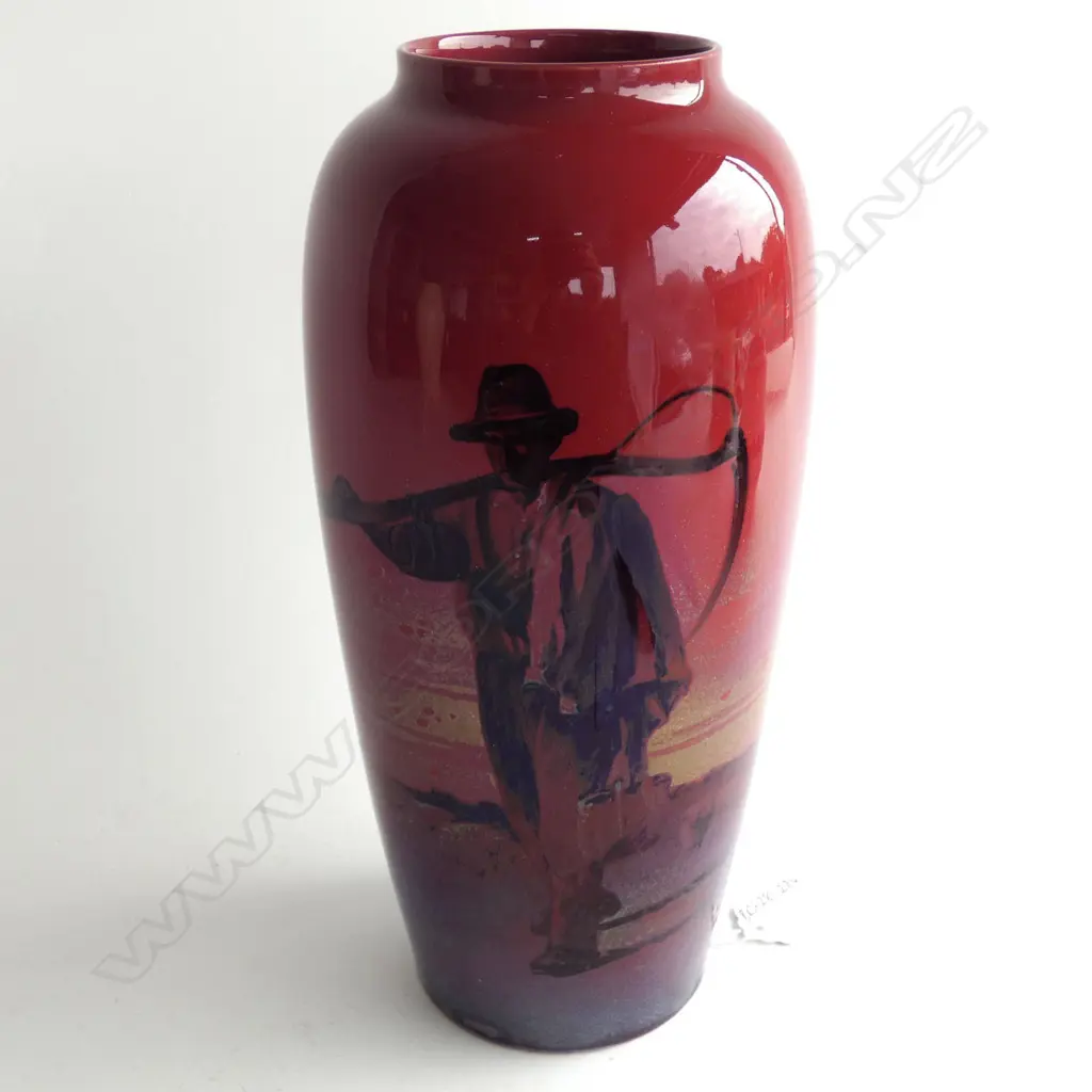 A Royal DouIton flambé Sung vase, The Reaper Image 1++