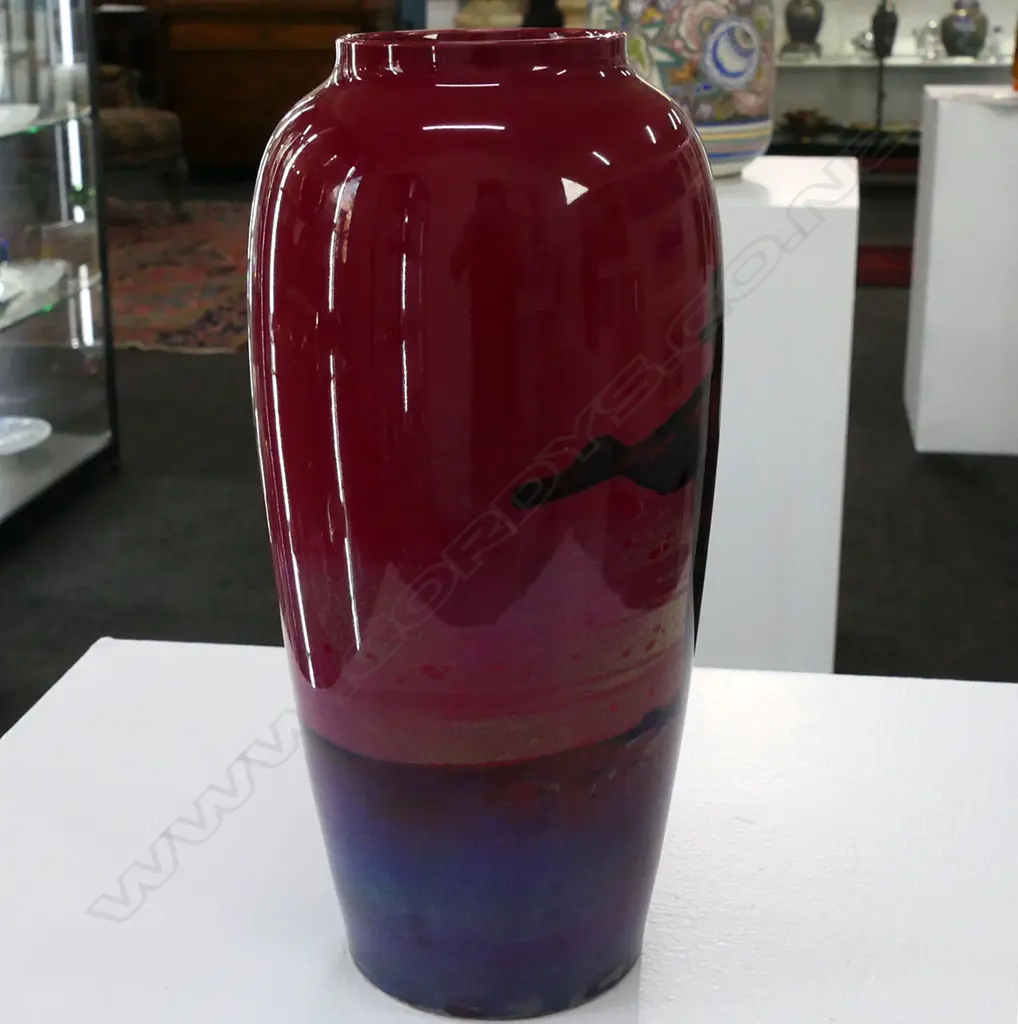 A Royal DouIton flambé Sung vase, The Reaper Image 1++