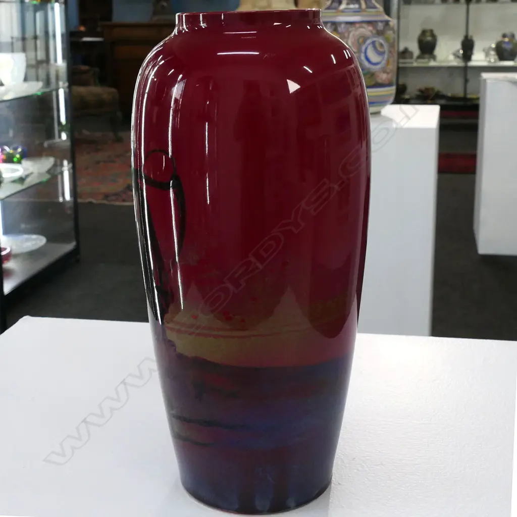 A Royal DouIton flambé Sung vase, The Reaper Image 1++