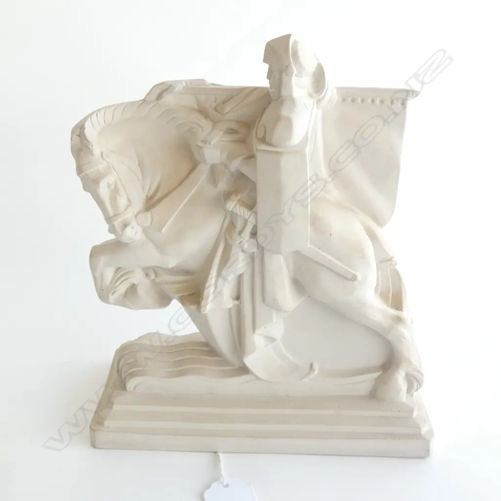 A Poole (Carter, Stabler, Adams - Poole England) Knight on horseback bookend Image 1++