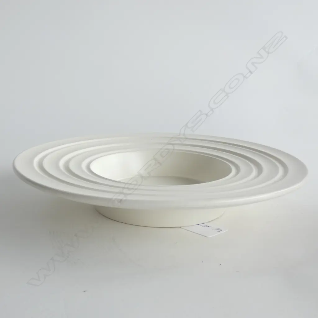A Wedgwood broad rimmed bowl designed by Keith Murray Image 1++