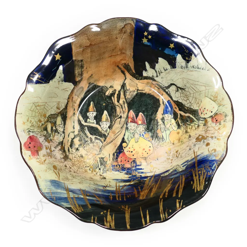 A Royal Doulton Gnomes bowl, Image 1++