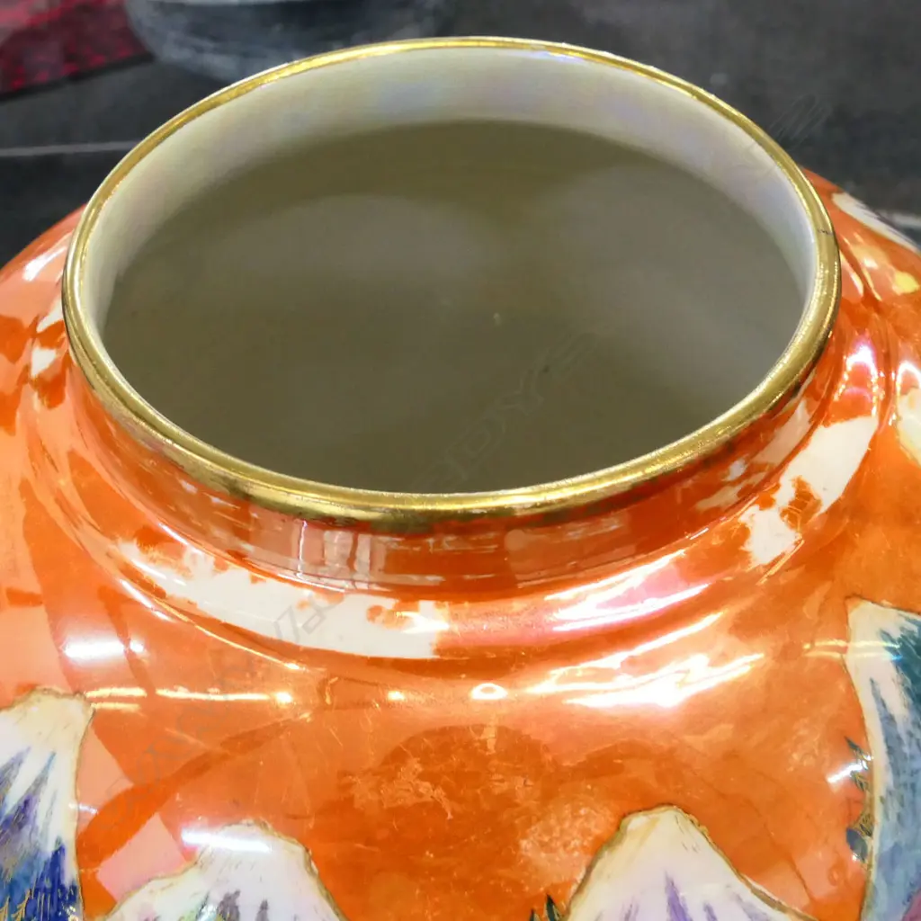 A large W&R Carlton Ware 'Chinaland' ginger jar, c.1925 Image 1++