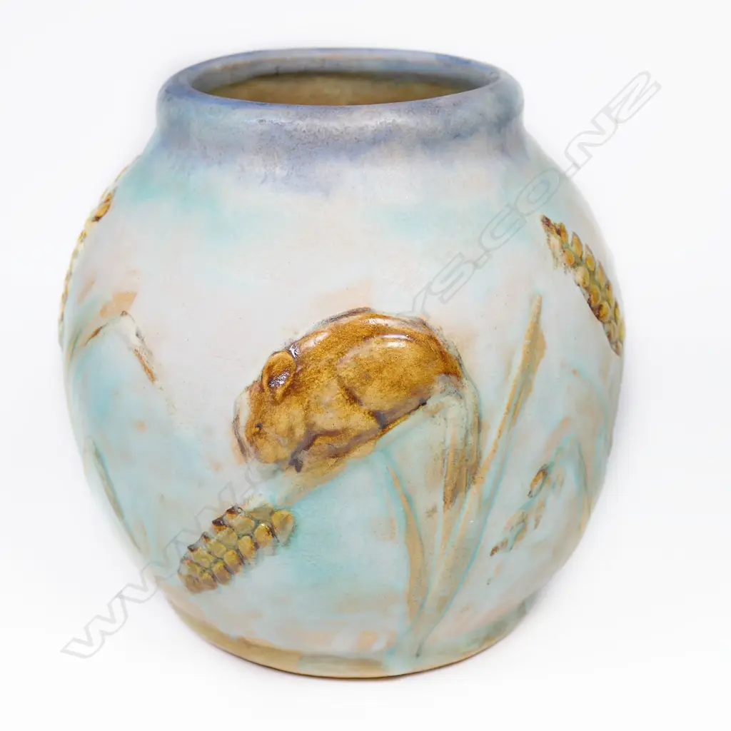 A Bourne Denby (Danesby Ware) stoneware vase c.1930s, Image 1++