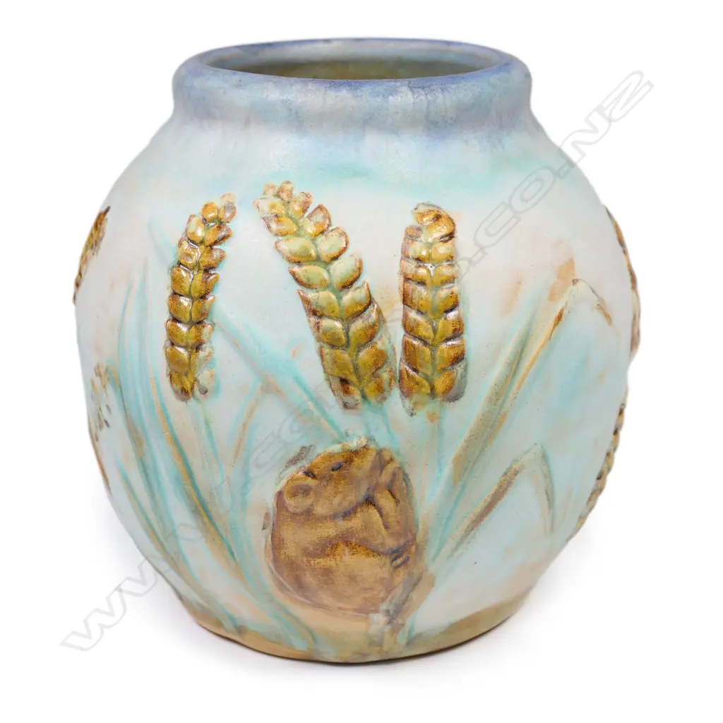 A Bourne Denby (Danesby Ware) stoneware vase c.1930s, Image 1++
