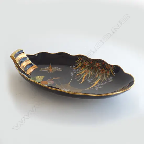 A Carlton ware enamelled tray