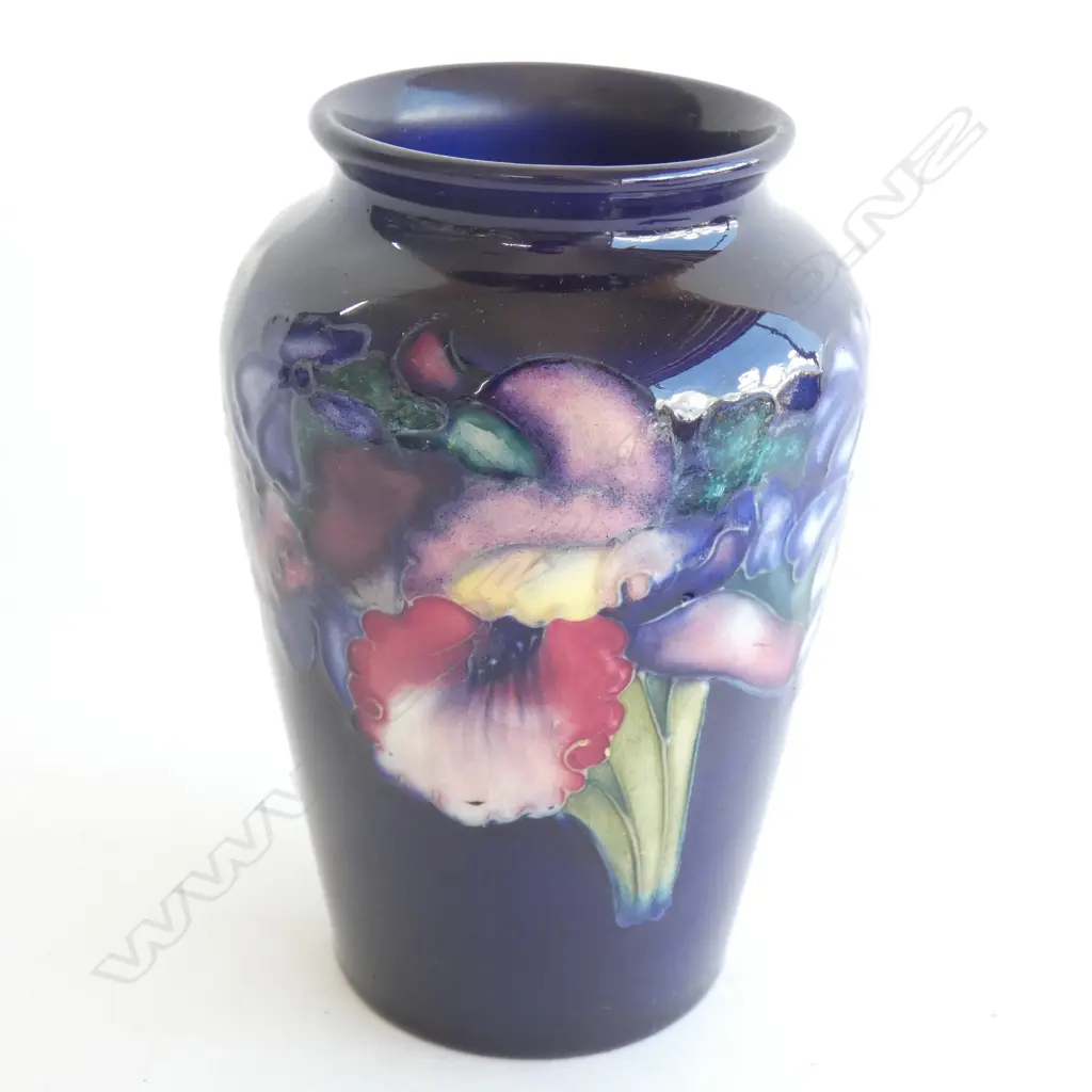 A William Moorcroft Orchid pattern vase Image 1++