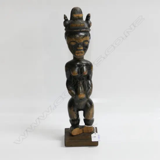 YORUBA BENIN ERE IBEJI WOOD CARVED FIGURE,