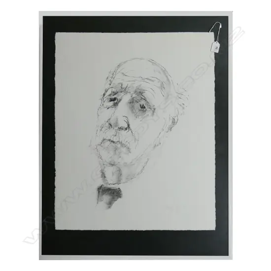 PAUL ROELOF CITROEN 76/100 ed. lithograph 650 x 510mm portrait of Kees Verweij a noted Dutch painter