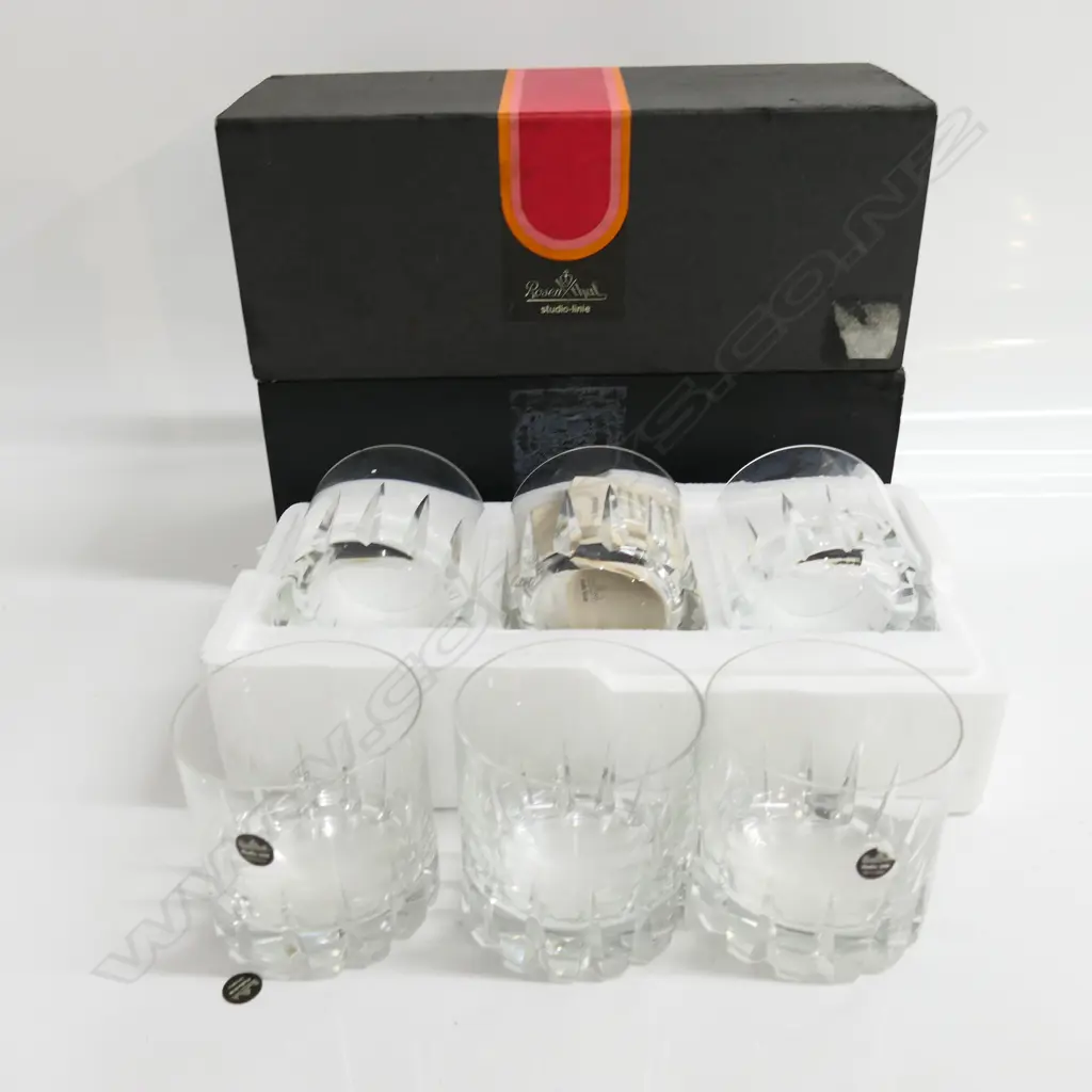 SET 21 (9 in original boxes) ROSENTHAL TUMBLERS, H.80mm, Dia.80mm. Image 1++