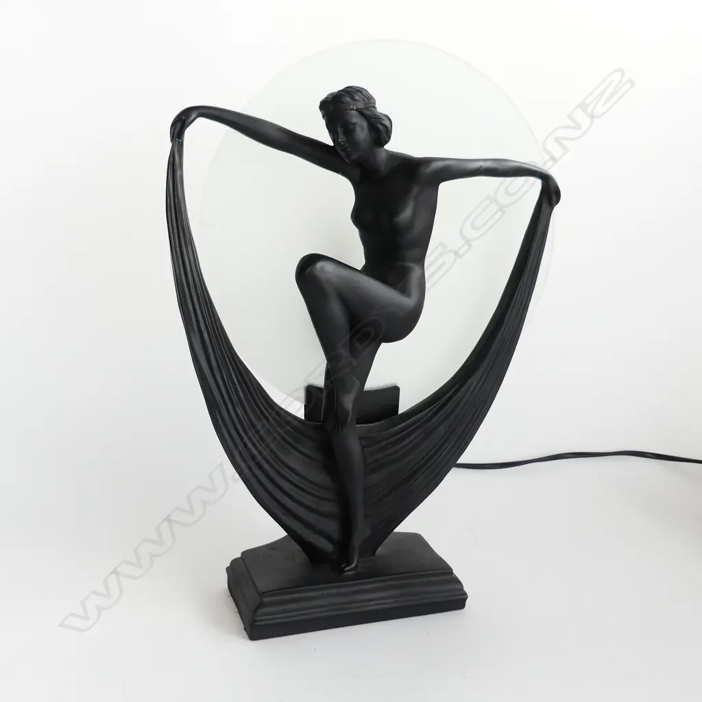 ART DECO STYLE TABLE LAMP, H.390mm Image 1++