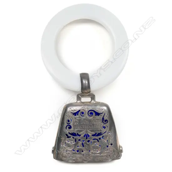 A Crisford & Norris 1911 babies rattle,