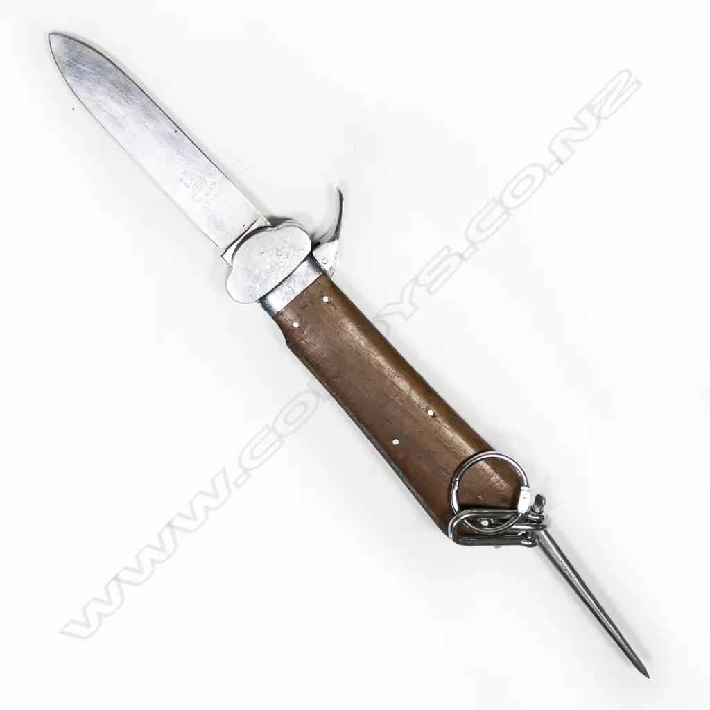 WWII German Luftwaffe gravity knife by SMF Solingen. L.257mm Image 1++