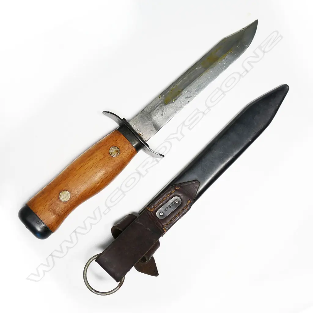 Polish LWP 1955 dated assault knife and scabbard. L.270mm Image 1++