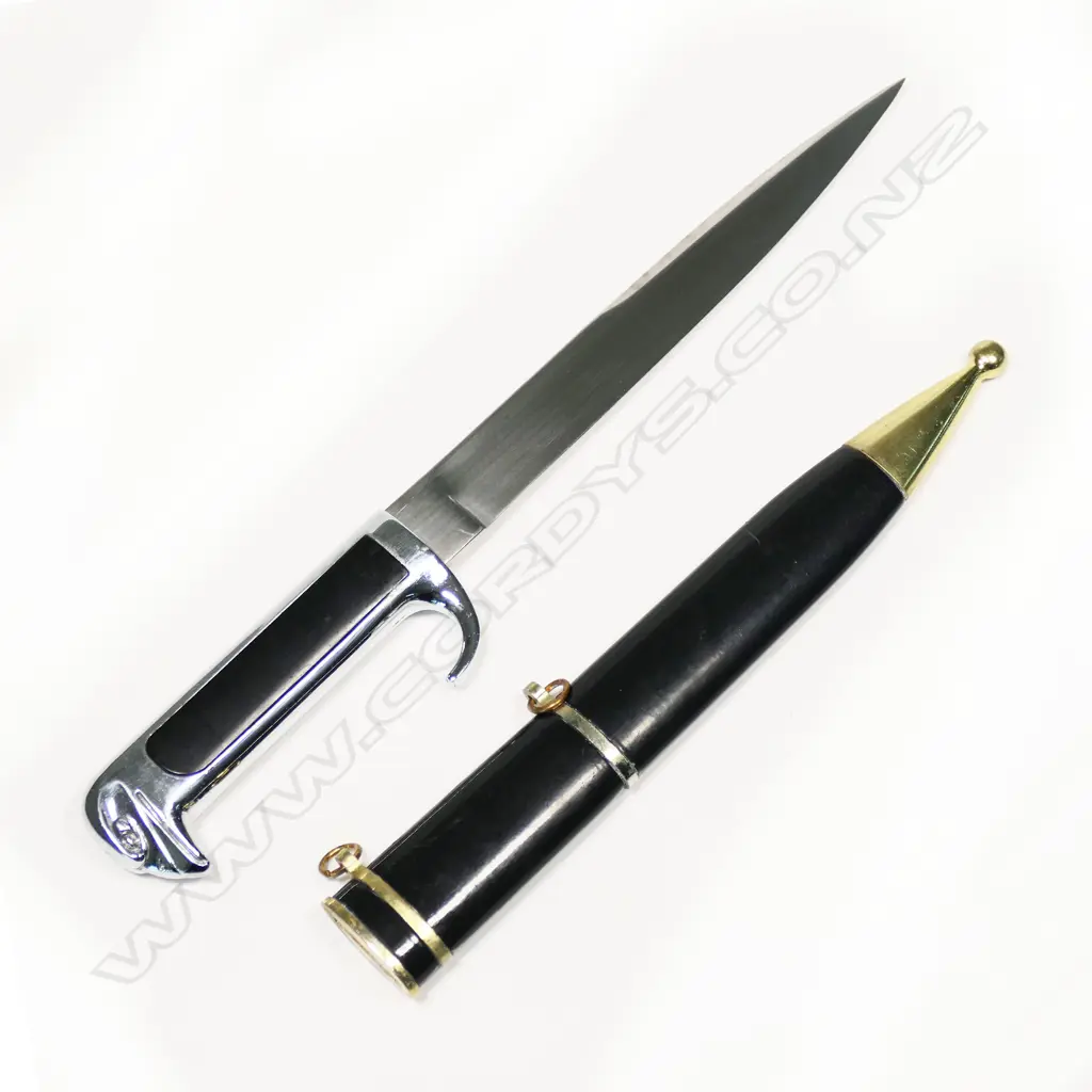 Italian Fascist dagger for Black shirts from WWII with scabbard. L.300mm Image 1++