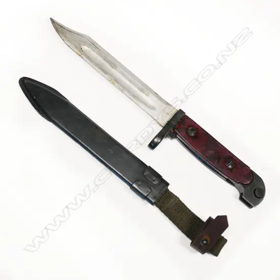 North Korean AK bayonet and scabbard. L.290mm