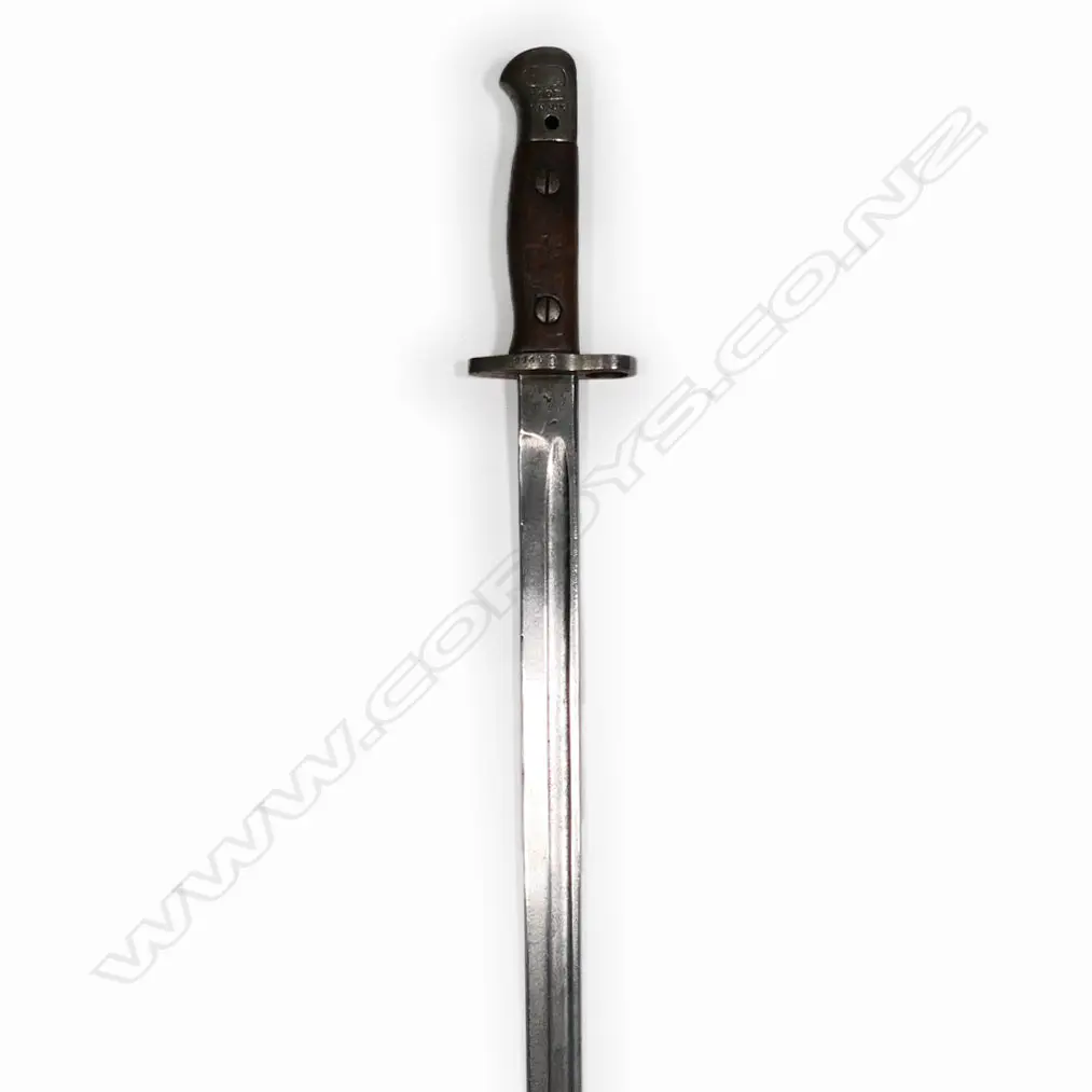 1907 NZ stamped 2 WN bayonet and scabbard. 2nd Wellington. L.550mm Image 1++