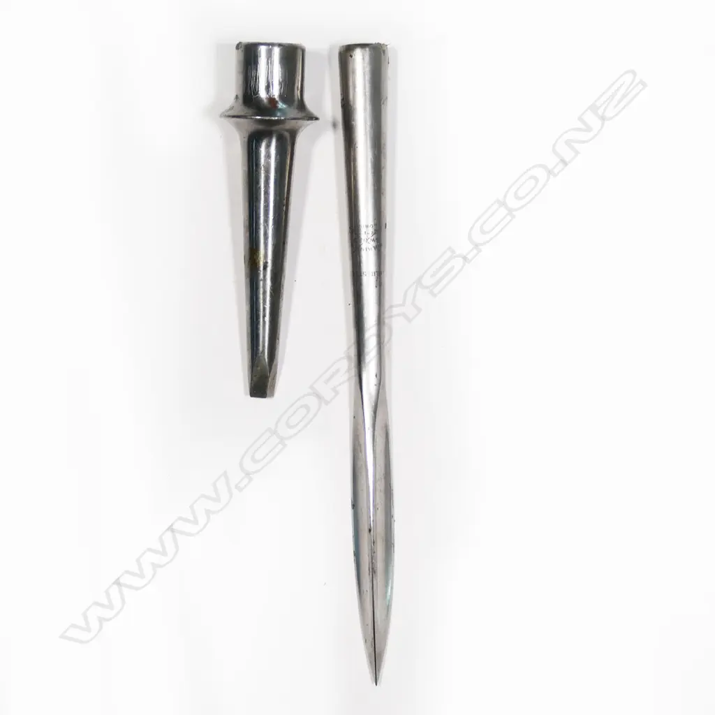 British Lance tip and base. Wilkinson maker. Military issue. L.460mm Image 1++
