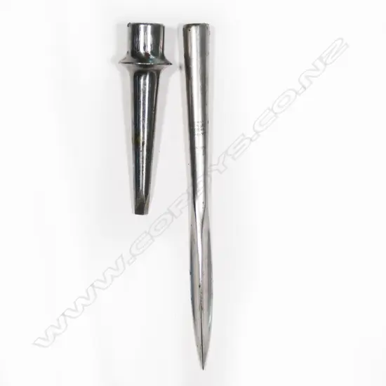 British Lance tip and base. Wilkinson maker. Military issue. L.460mm