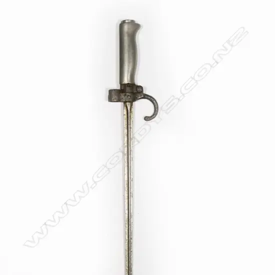 French Lebel bayonet no scabbard heavily pitted. L.640mm