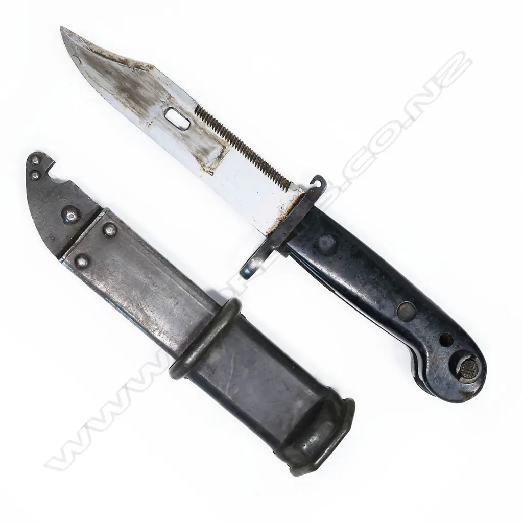 East German AK47 bayonet and scabbard. L.270mm Image 1++
