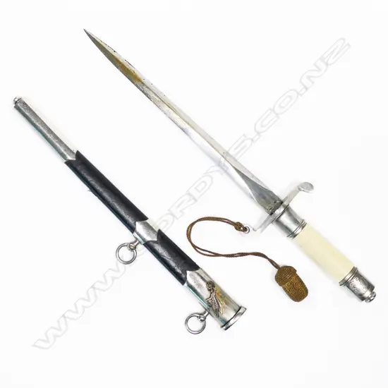 Polish Airborne dagger. Possibly WWII vintage. With scabbard. L.350mm