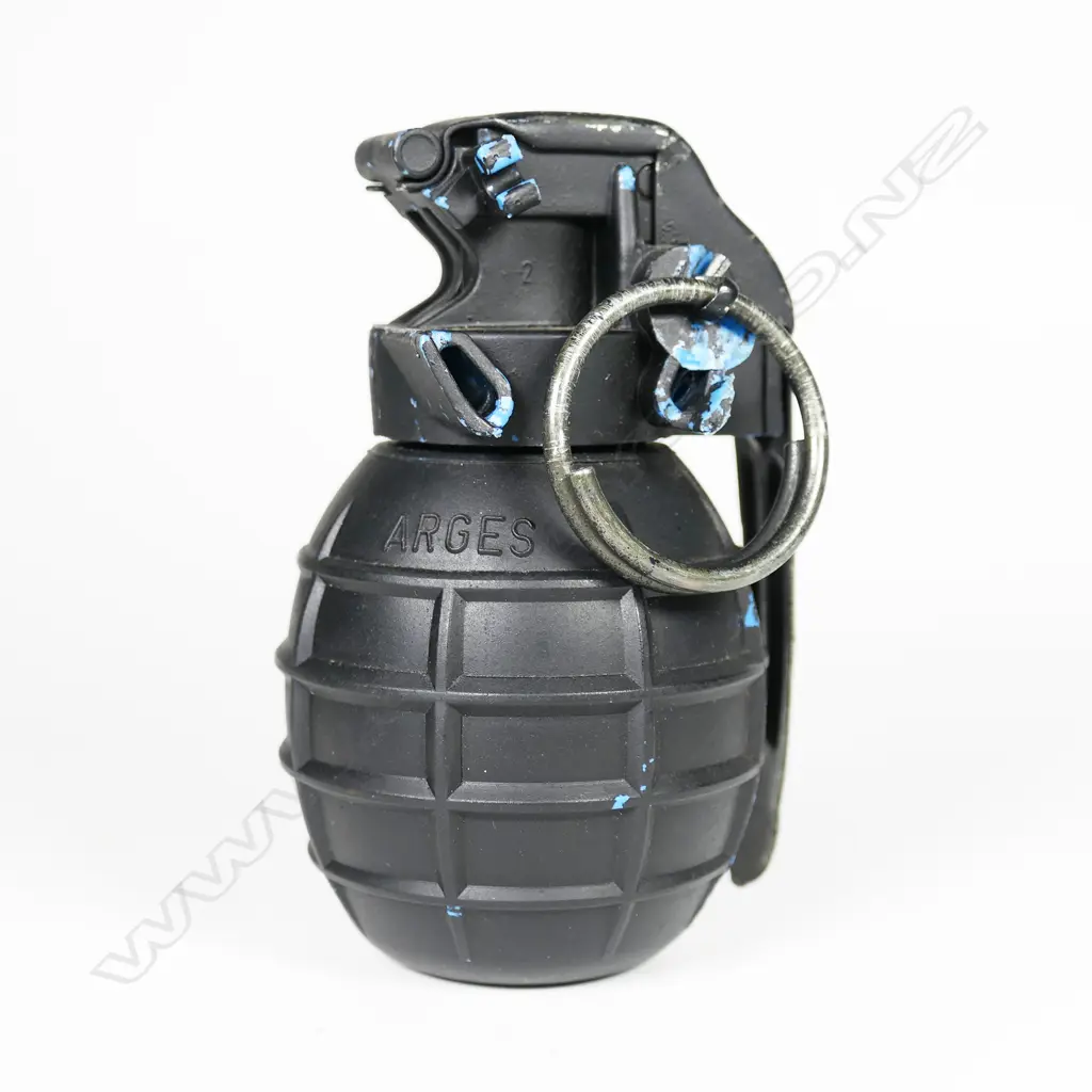 Blue Arges training grenade (repainted black). H.100mm Image 1++