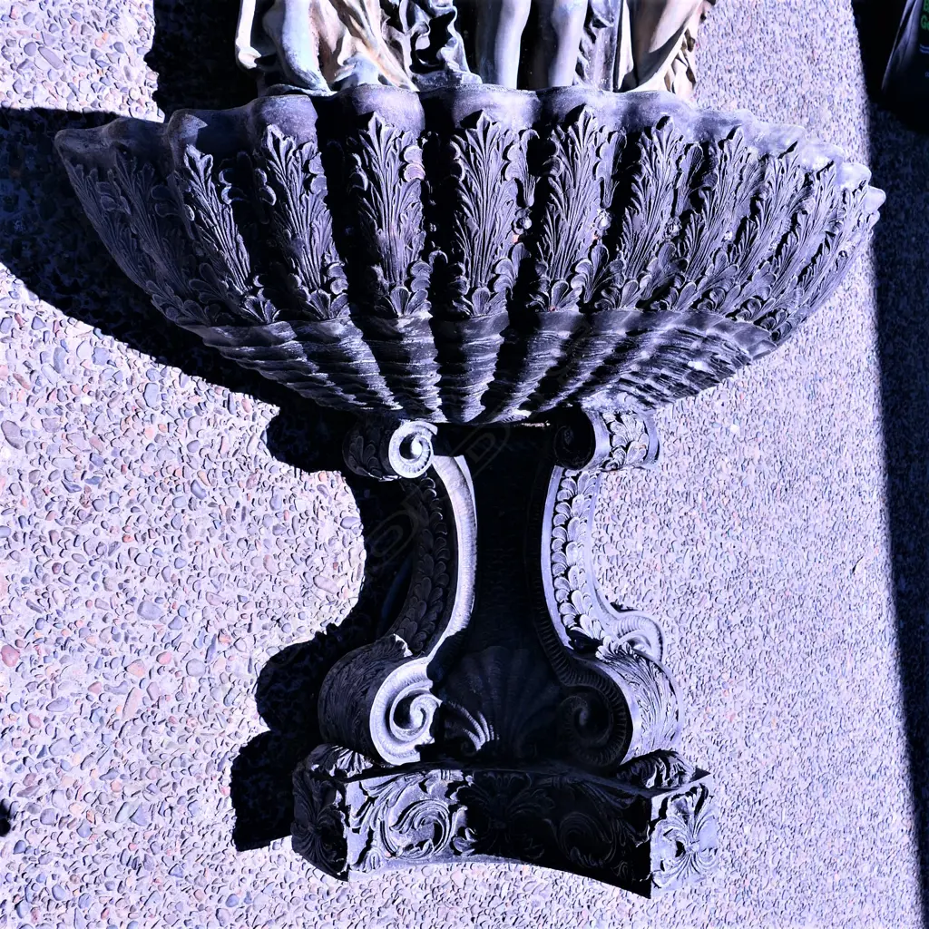 A massive classical bronze figured fountain H.2460mm Image 1++