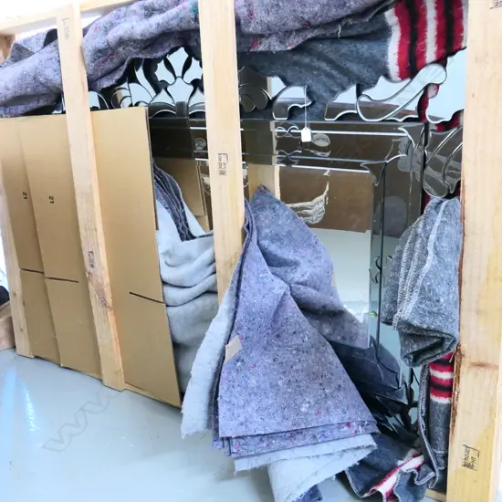 A modern large Venetian mirror