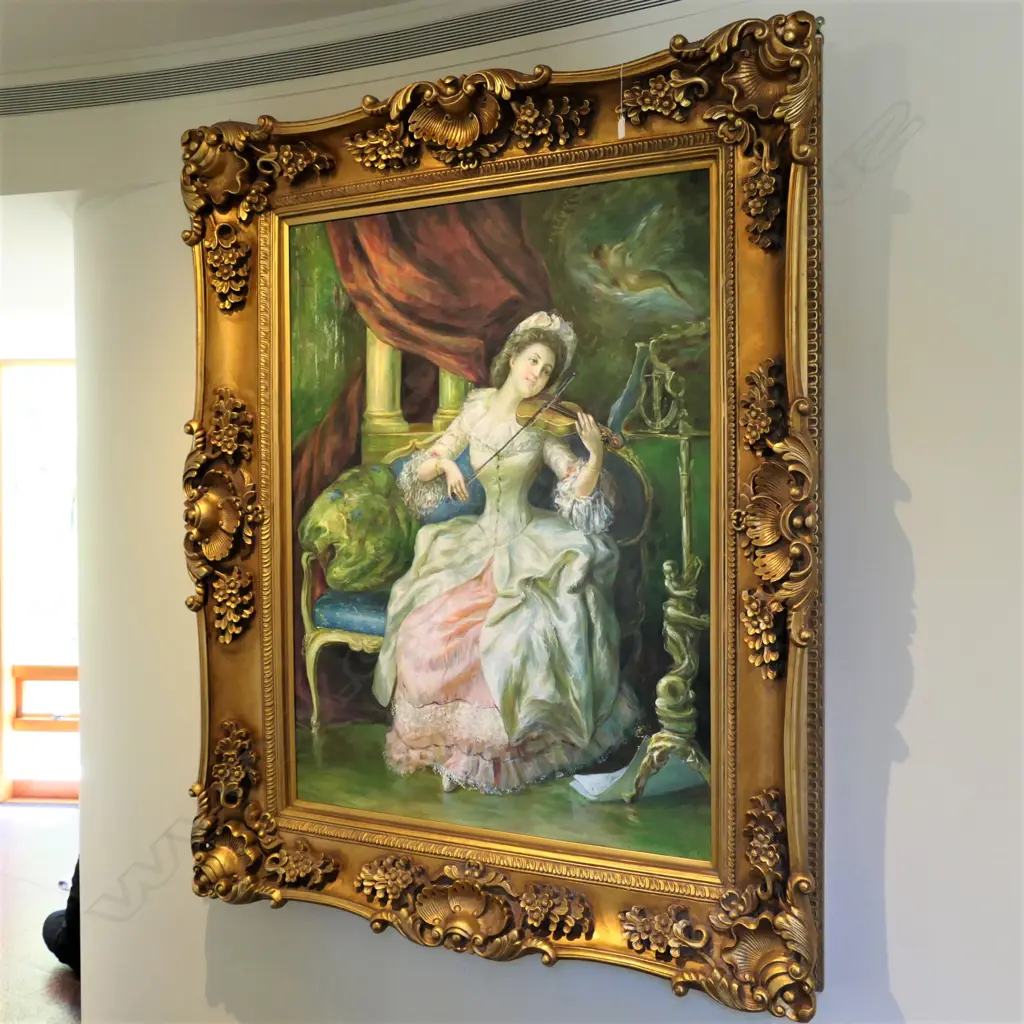 A classical antique style large oil painting Image 1++