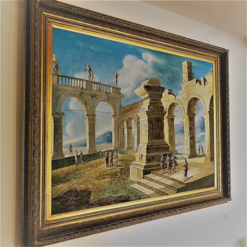 A large oil on canvas by Polso Image 1++