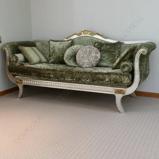 A French empire style parlour settee