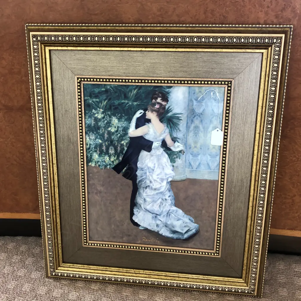 GOEBAL 'AUGUSTE RENOIR' FRAMED TILE. LTD ED 116/300. Image 1++