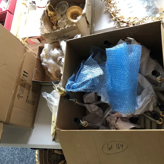 5 BOXES LIGHT FITTINGS & PARTS