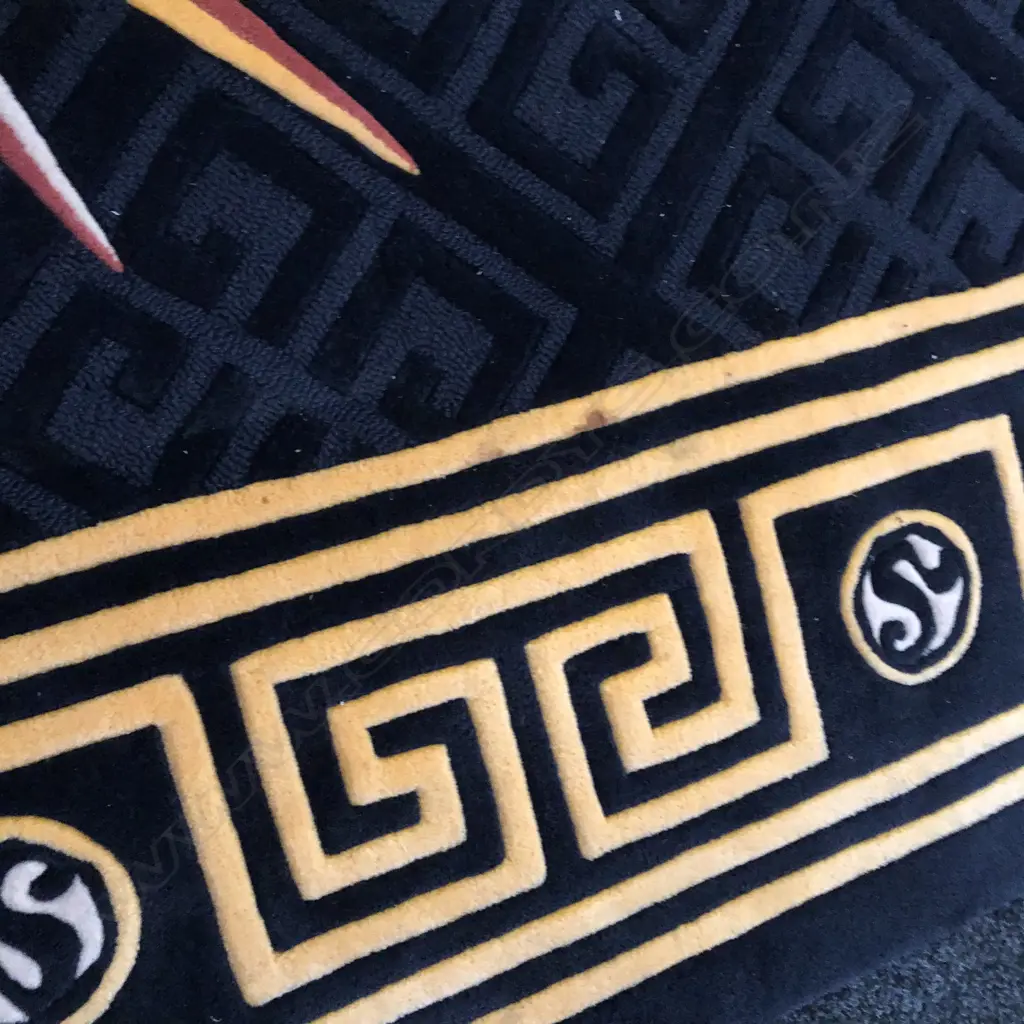 LGE 'SUMMIT' 100% NZ WOOL RUG 'GREEK KEYLOCK STAR' 1700 X 2400mm Image 1++