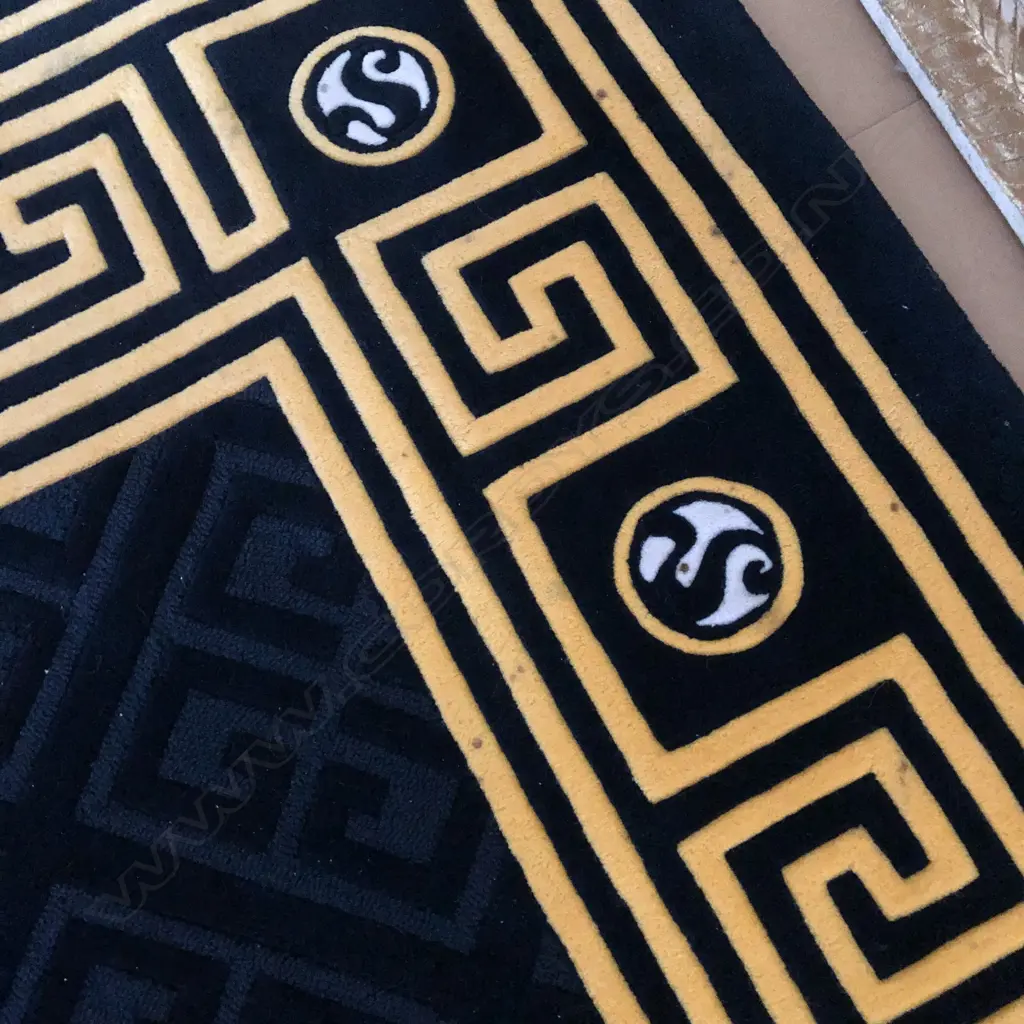 LGE 'SUMMIT' 100% NZ WOOL RUG 'GREEK KEYLOCK STAR' 1700 X 2400mm Image 1++