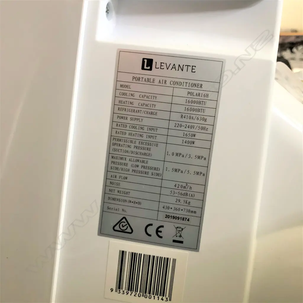 LEVANTE AIR CONDITION UNIT + REMOTE Image 1++