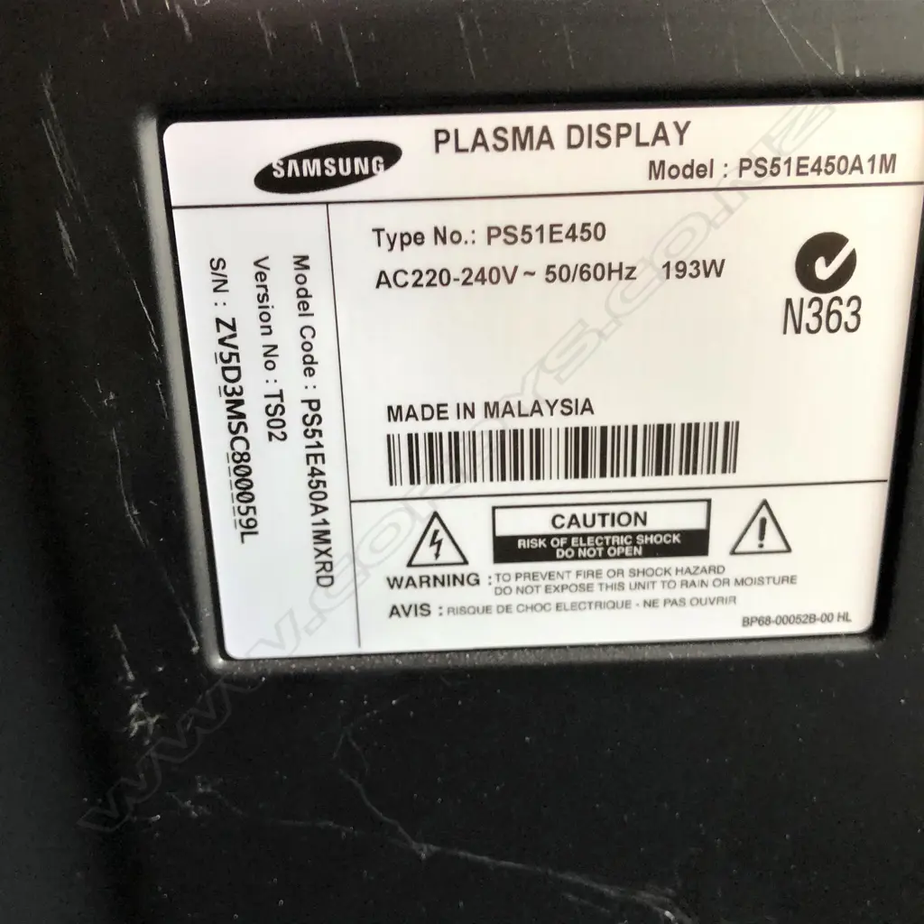 SAMSUNG COLOUT TV + REMOTE Image 1++