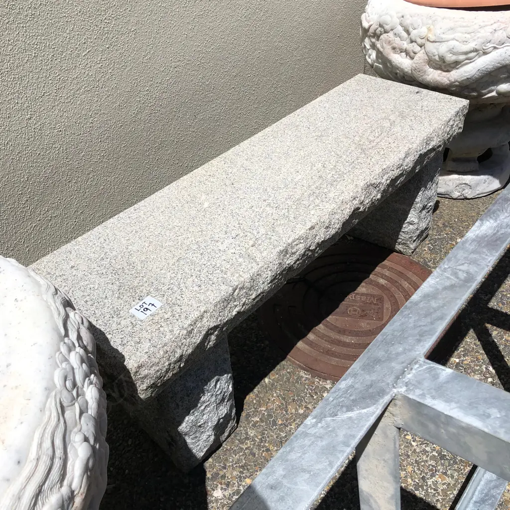 SLAB GRANITE 3 PCE BENCH SEAT Image 1++
