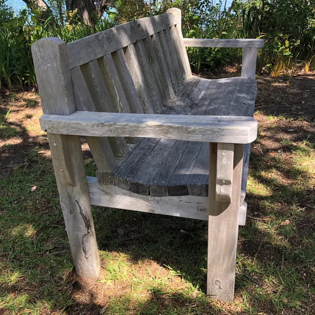 OUTDOOR WOODEN SEAT SLAT BACK L.1680mm Image 1++